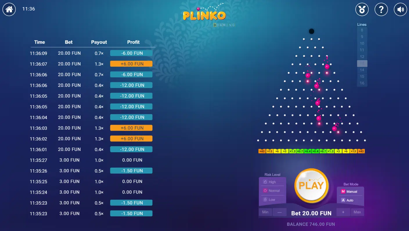 plinko bgaming